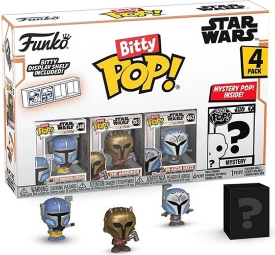 Funko Bitty POP! Star Wars – heavy mandalorian (lot de 4 pièces)
