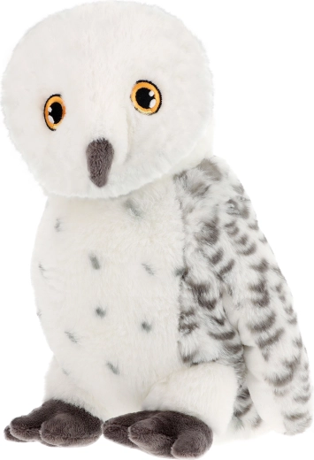 Peluche chouette harfang des neiges Keeleco 25 cm