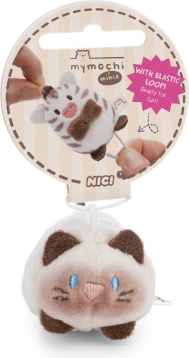 NICI MyMochi Minis – porte-clés chat siamois Siamy 5 cm
