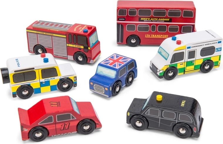 Voitures londoniennes en bois Le Toy Van