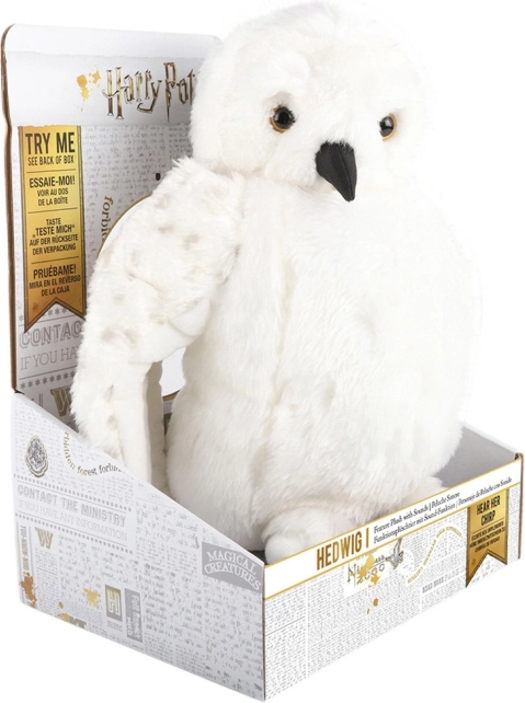 Hibou en peluche Hedwige 30 cm