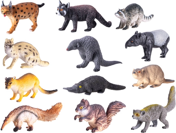 Figurine d’animal sauvage de la forêt 13–16 cm - 1 pièce
