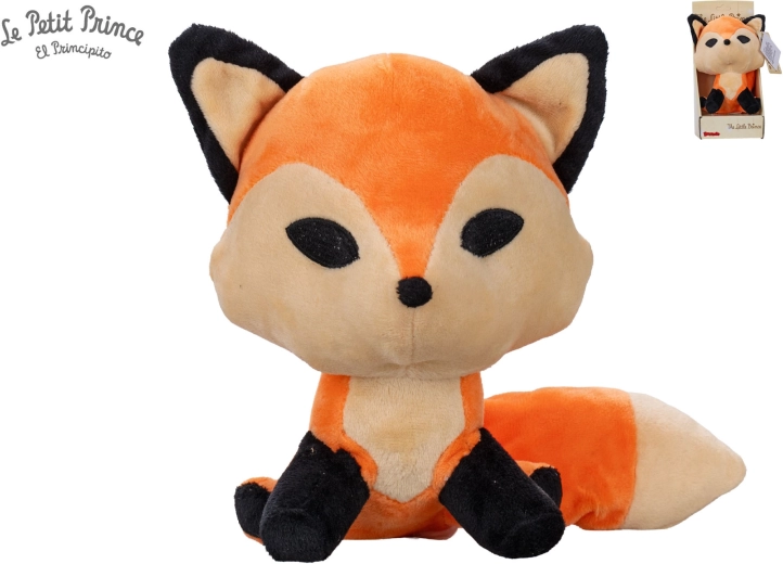 Le Petit Prince – peluche renard 19 cm en boîte