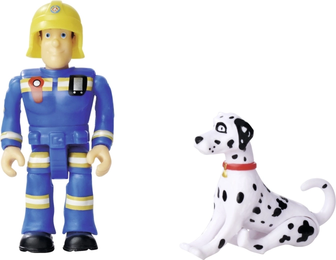 Figurines de Sam et du chien Radar incluses
