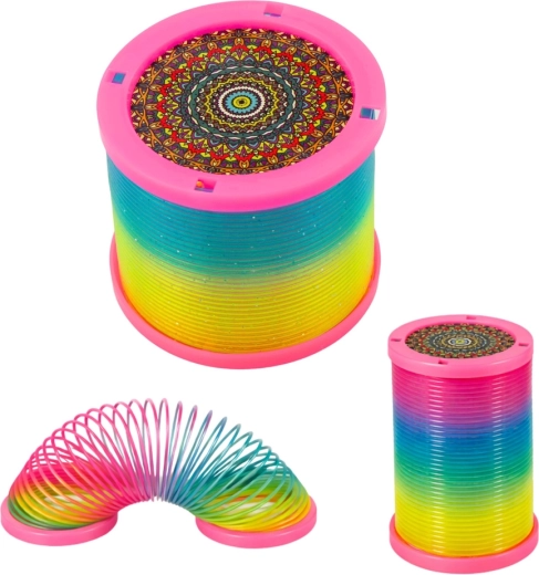 Couleurs arc‑en‑ciel et effet scintillant