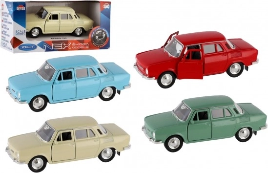 Modèle métallique Škoda 100 1:34 avec portes ouvrantes
