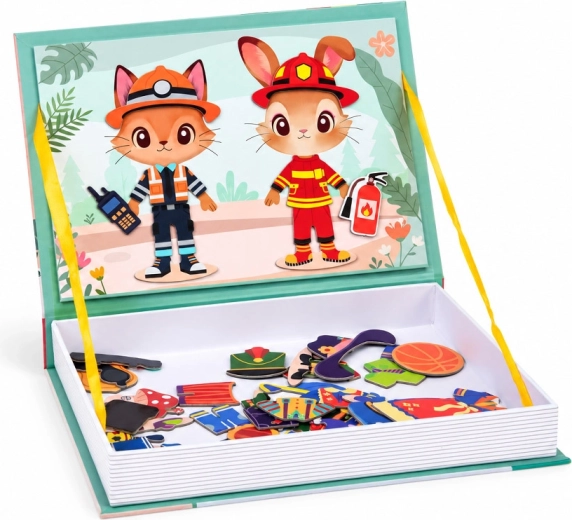 Pratique coffret en forme de livre