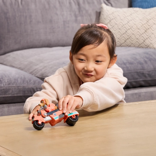 Conduite d’action avec roues pivotantes