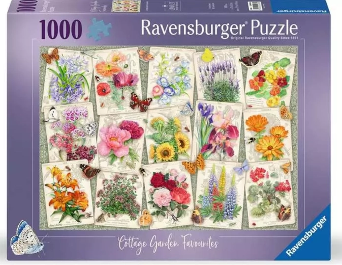 Puzzle Ravensburger Trésors du jardin champêtre 1000 pièces