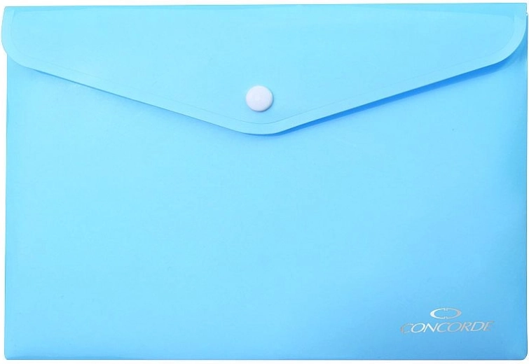 Chemise à bouton-pression A5, bleu pastel