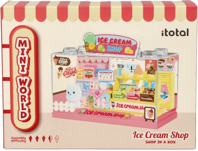 I-Total micro boutique de glaces Shop in a Box à assembler soi-même