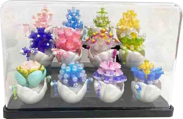 Boîte de présentation transparente Florist pour mini constructions - 1 pièce
