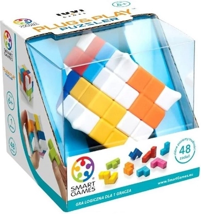 SmartGames Plug & Play Puzzler – cube logique compact
