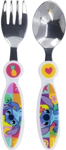 Couverts pour enfants Stitch – cuillère et fourchette