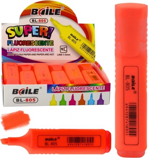 Surligneur néon intense orange