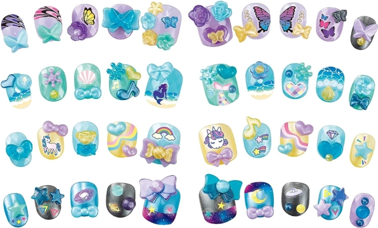 Décorations 3D et autocollants à thème pour ongles