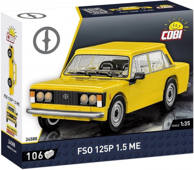 Voiture classique FSO 125p en briques