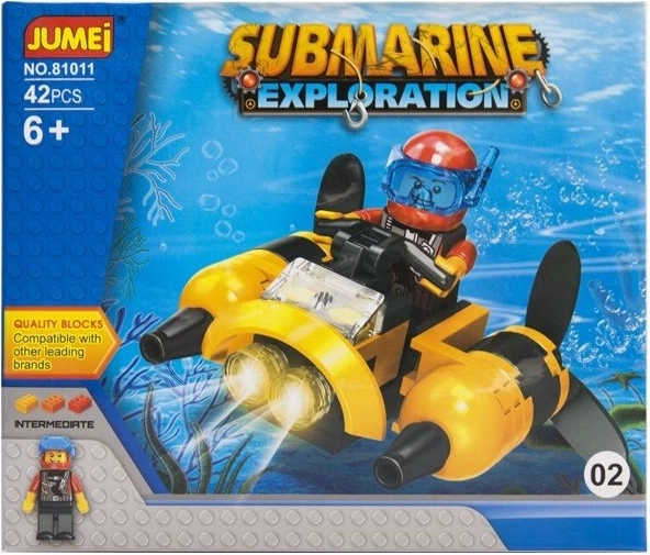 Jeu de construction Jumei Expédition en sous-marin 42 pièces