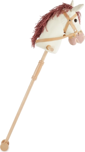 Bieco cheval bâton à roulettes Ginger