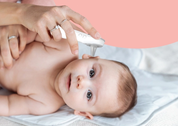 Mesure auriculaire facile avec capuchon magnétique