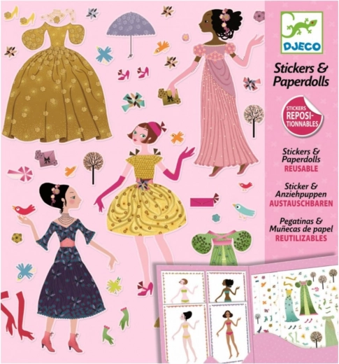 DJECO Set de stickers Élégance