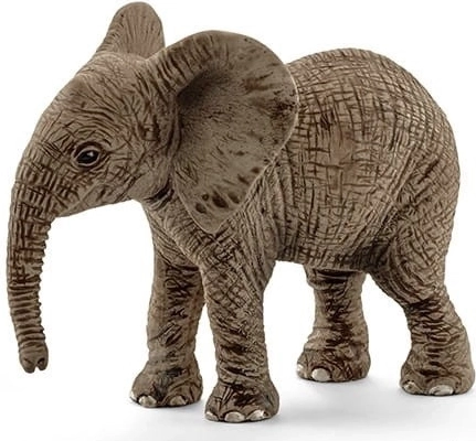 Figurine du jeune éléphanteau d’Afrique Wild Life Rouge