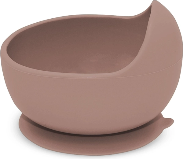 Petite&Mars bol en silicone avec ventouse take&match velvet latte 6m+