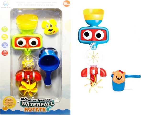 Jouet de bain pour tout-petits avec carrousel d’eau