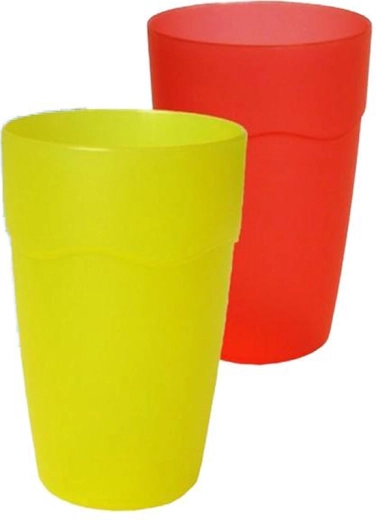 Gobelet enfant en plastique avec anse 200 ml – assortiment de couleurs