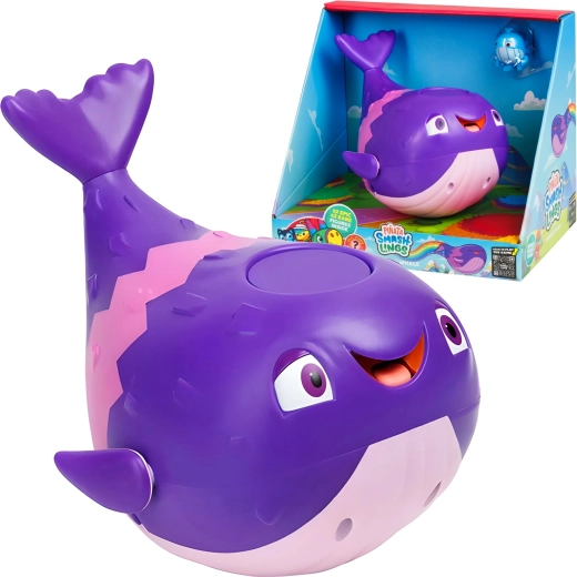 Set Piñata Smashlings avec baleine violette arc-en-ciel et 4 figurines
