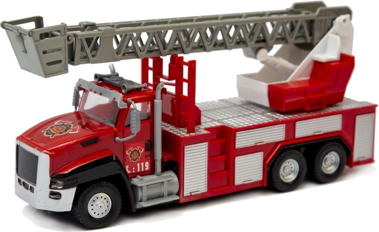 Camion de pompiers télécommandé avec lumières - 1 pièce