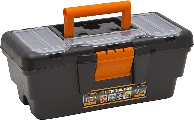 Mallette à outils en plastique de 13 pouces