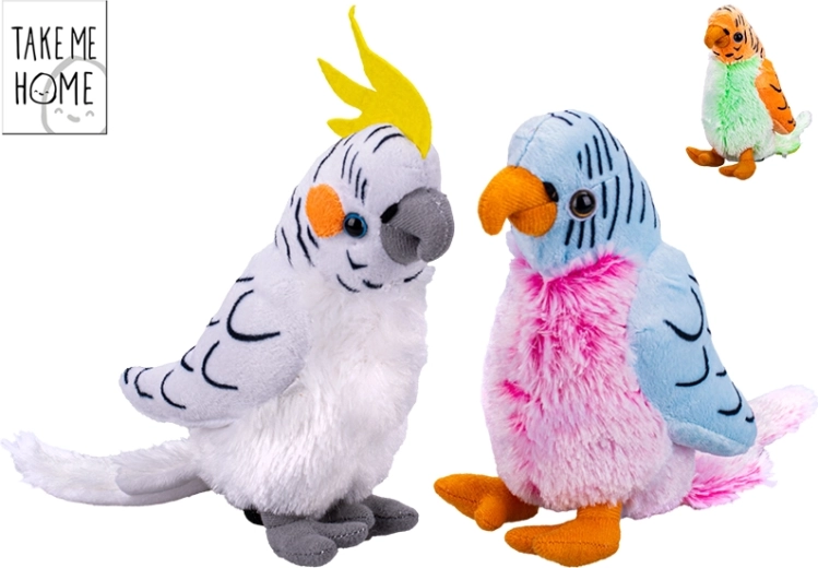 Perroquet en peluche Take Me Home 20 cm