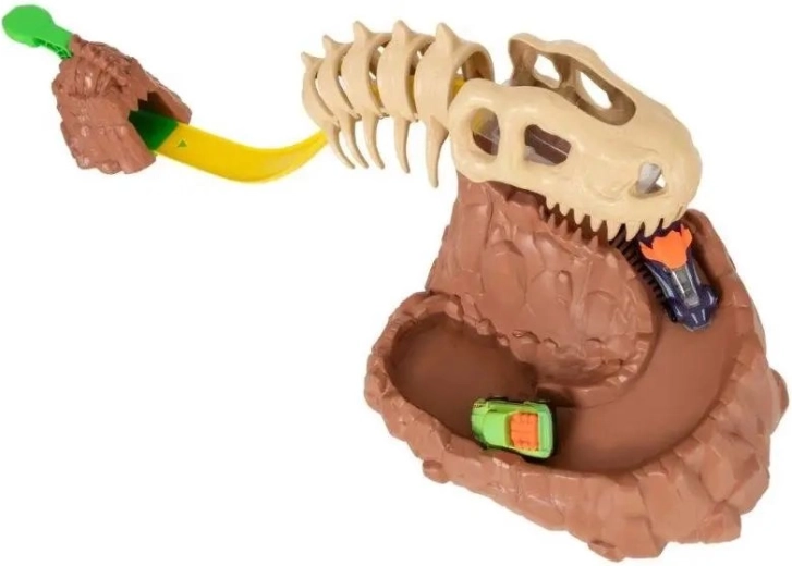 Une course palpitante à travers la gueule du dinosaure