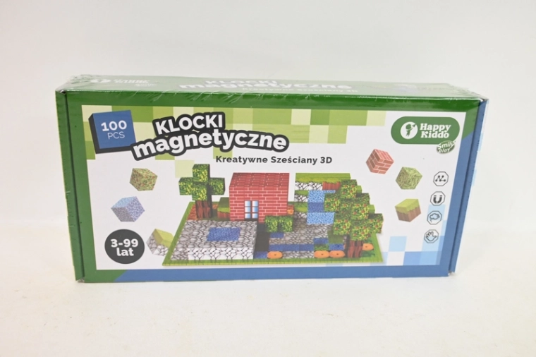 Blocs de construction magnétiques SmilyPlay Happy Kiddo (100 pièces)