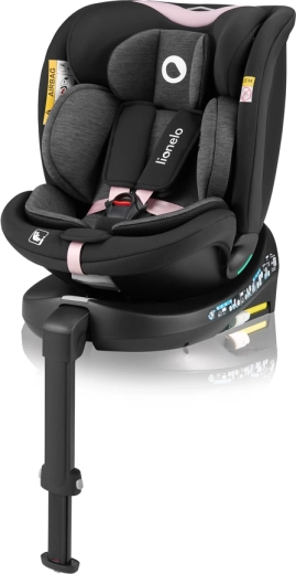 Lionelo Navy i-Size siège auto pivotant 40–150 cm black pink