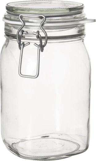 Bocal en verre avec fermeture à clip Gothika 1,05 l
