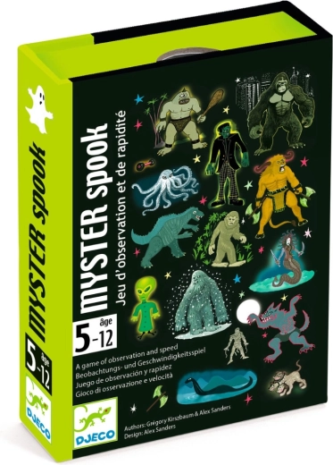 Jeu de cartes Djeco Myster Spook – trouve l’intrus