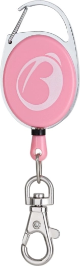 Porte-clés Bagmaster rose pour badge (puce) ou clés