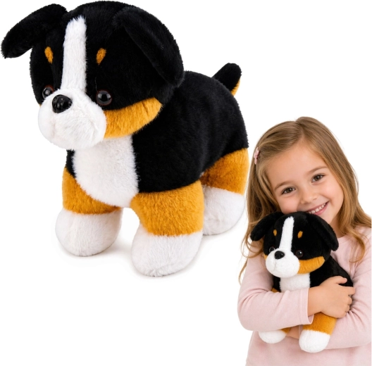 Peluche bouvier bernois – doudou tout doux 30 cm