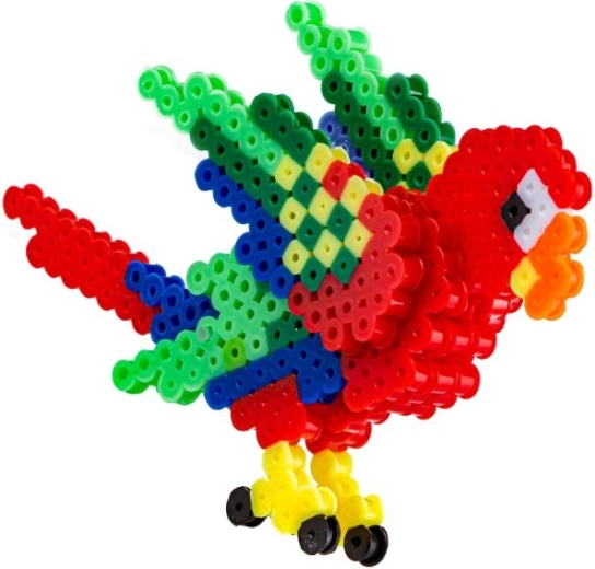 Perroquet ara 3D terminé comme décoration