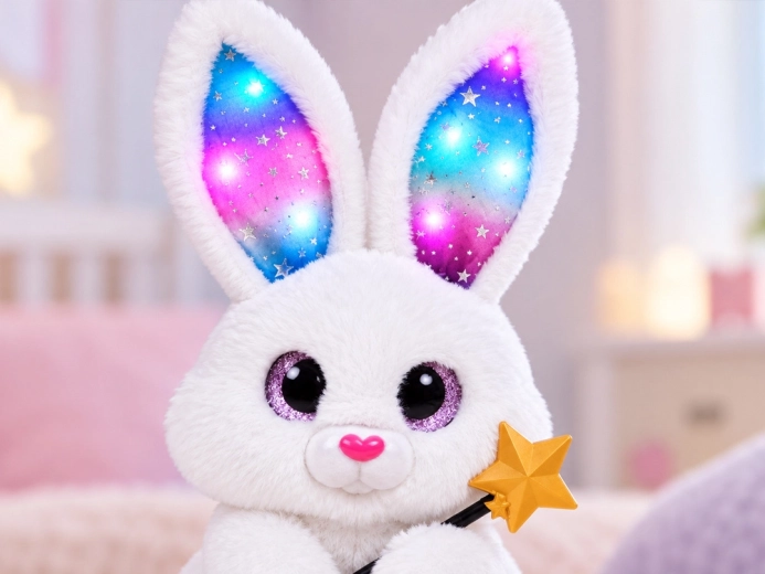 Oreilles lumineuses avec effet multicolore