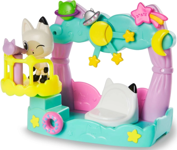 Scène de balcon magique avec étoiles