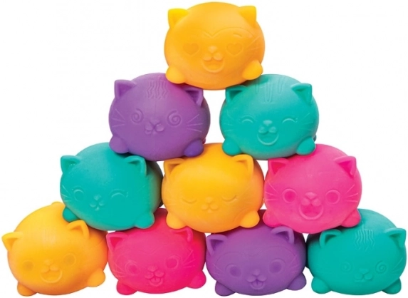 Chats antistress à presser NEE-DOH – lot de 3 pièces
