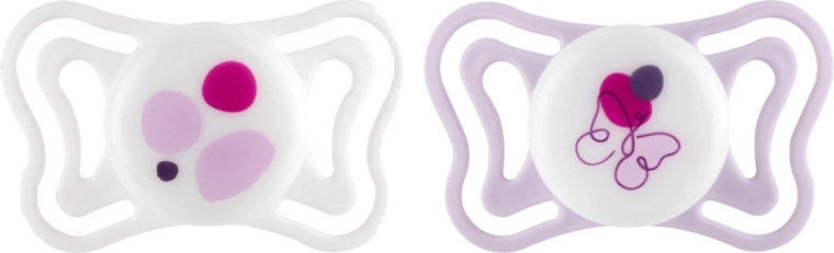 Chicco sucettes Physioforma Light en silicone orthodontiques roses 2–6 mois, 2 pcs