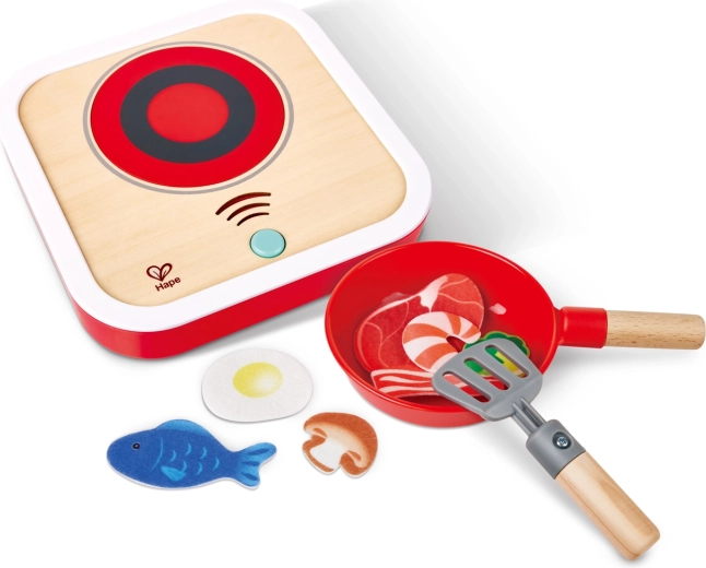 Hape cuisinière interactive en bois avec lumière et son