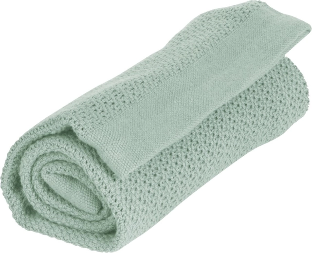 Couverture Vinter & Bloom Soft Grid Organic sage green