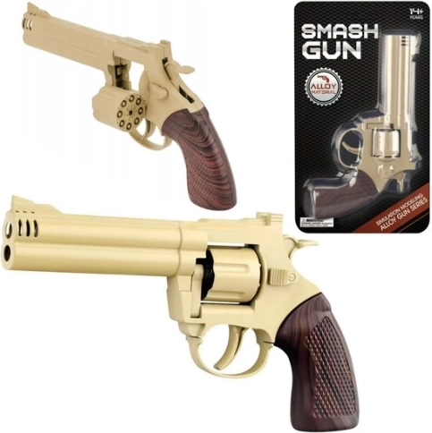 Revolver à amorces en métal, coloris sable