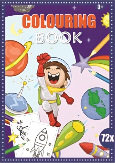 Livre de coloriage Espace A4, 72 pages