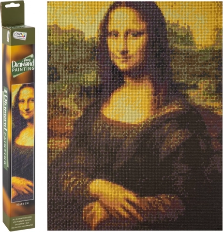 Peinture diamant Mona Lisa 40x50 cm